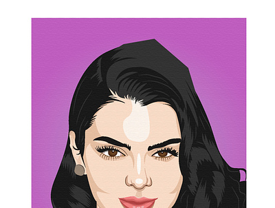 Kendall Jenner adobe illustrator adobe photoshop graphic design illustraion illustration art illustrator vector vector art