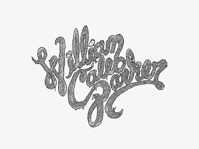 William Caleb Parker customtype handdrawntype handtype type typography
