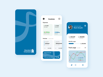 Stanchart App android android app design banking app clean ui fintech ui uiux userexperiencedesign userinterface ux