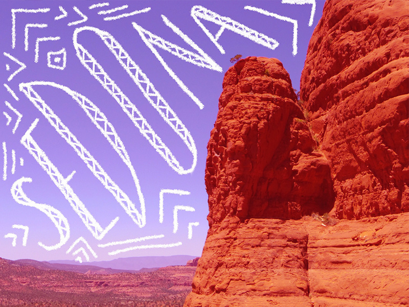 Sedona, Arizona travel sedona arizona lettering handlettering