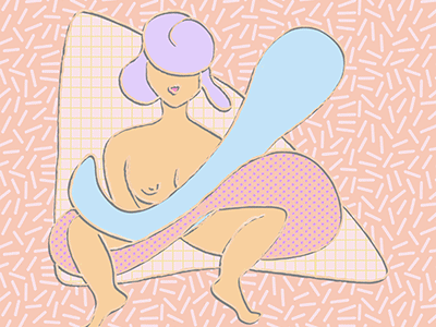 Purple Lady after effects pink woman lady illustration gif animated gif animation