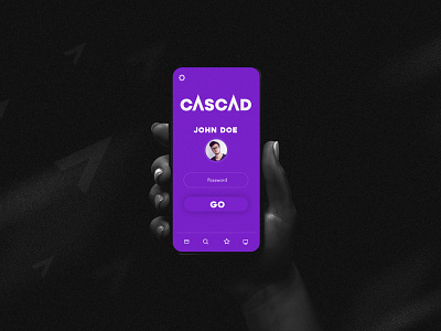 Cascad branding design logo