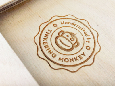 Monkey Seal laser engraving laser etching logo monkey seal