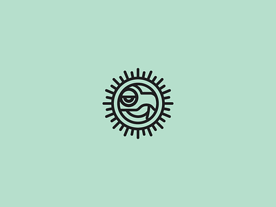Dragon Seal branding circle dragon geometric icon line logo mark seal stamp sun