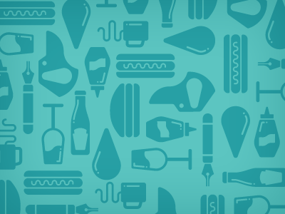 Common Causes of Stains pattern icon symbol geometric