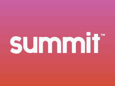 Summit Logo gradient lettering lettermark logo logotype type typography