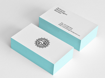 Mockup v.1 business card logo mark mockup stationery