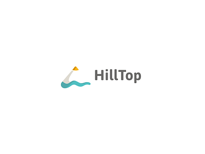 HillTop Logo asap color creative hill horizontal logo pen shade