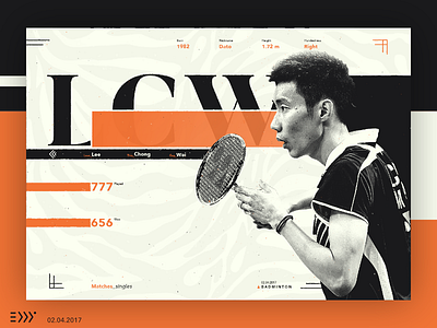 Lee Chong Wei Poster athlete badminton eddy layout lcw leechongwei legend malaysia olympic poster sport typography