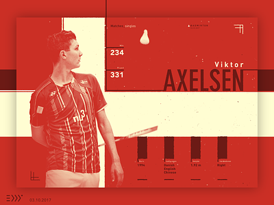 Viktor Axelsen Poster athlete axelsen badminton denmark eddy layout legend olympic poster professional sport typography