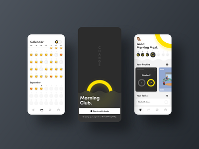 Morning Club - App Design