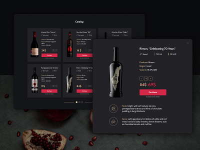 Online wine shop - Ecommerce UX/UI - design