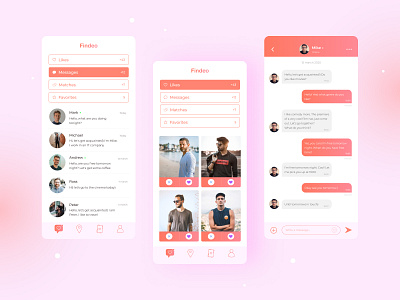 Dating Mobile App - Ux Ui - Design By Alesya On Dribbble