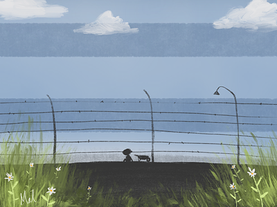 The Boy in the Striped Pyjamas book cover illustration