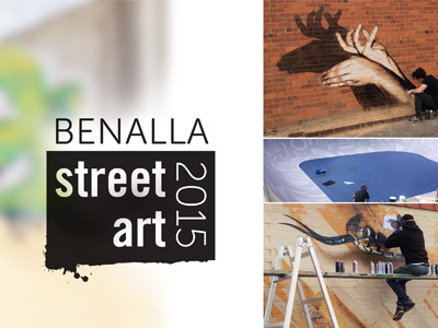 Benalla Street Art logo logo street art
