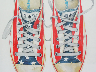 Converse All Stars all stars converse drawing shoes stars and stripes