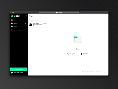 Skotty application for businesses