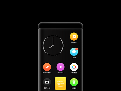 Concept Phone blck os concept operating system redesign