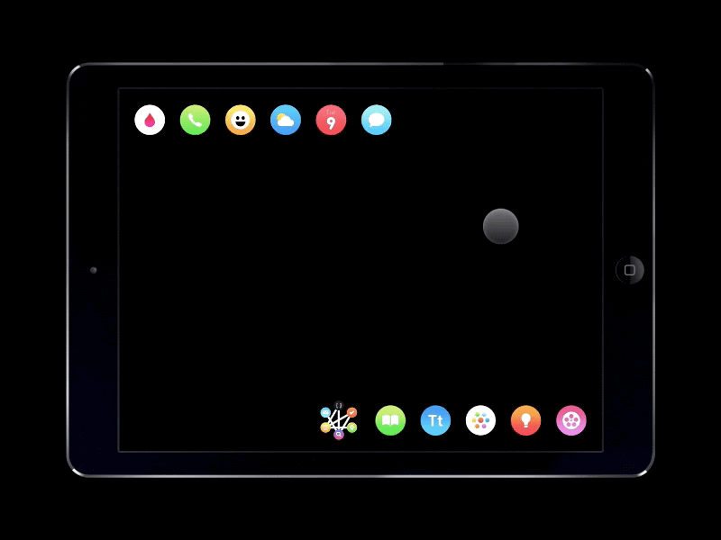 Better Tablets V2 12in tablet blck blckos concept folder framerjs graph operating system paper design redesign