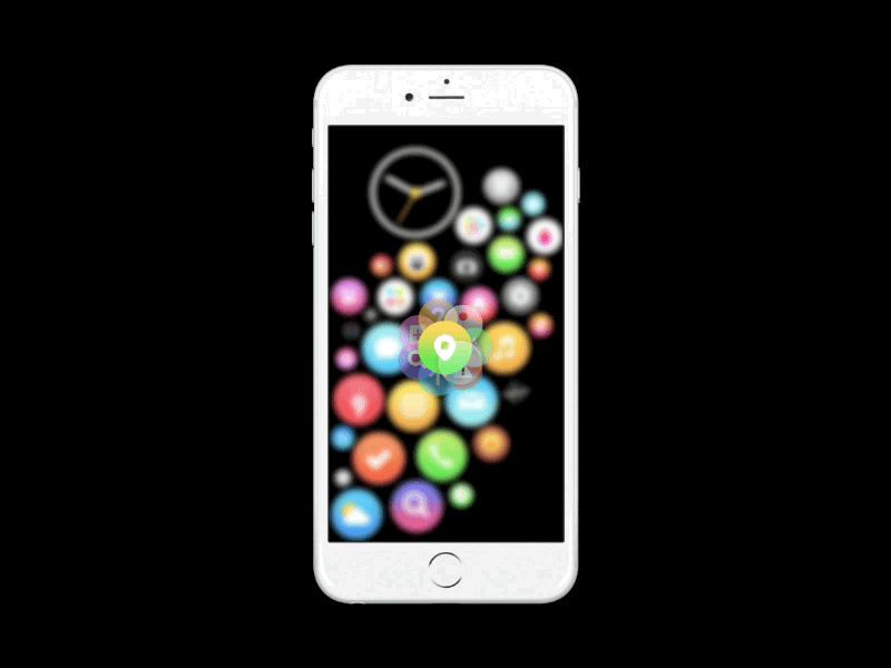 3D Touch Prototype- FramerJS radial paper design operating system 3d touch menu framerjs blck redesign concept blckos