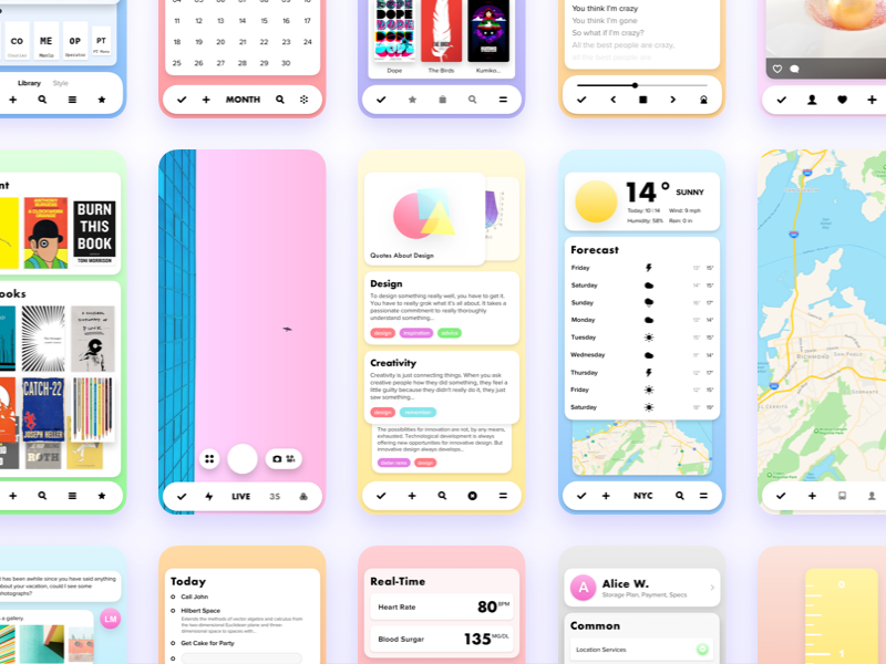 Apps II vectoros preview vector paper design concept operating system concept blckos blck apps