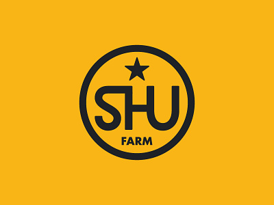Shu Farm Dribbble brand embroider farm logo logo mark symbol icon ranch