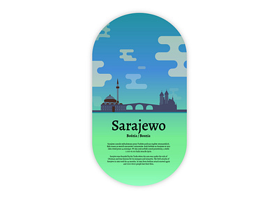Sarajevo - Wartime Memorial art design drawing drawingart graphic art graphic design graphicdesign illiustration illustration poster