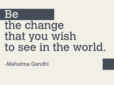Quote by Gandhi