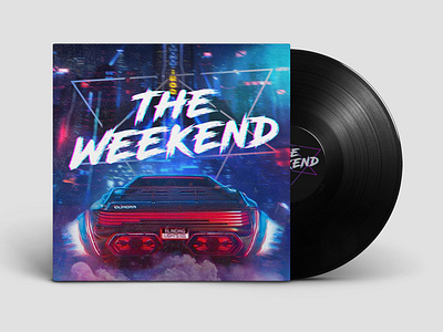 After Hours - Weekend album cover design graphic design illustration reutsky