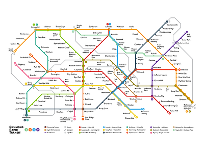 Richmond Rapid Transit Map