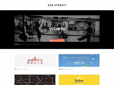 Portfolio Redesign 2015 dan strogiy portfolio redesign richmond rva ui web design