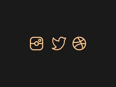 Social Icons dribbble icons instagram social icons twitter