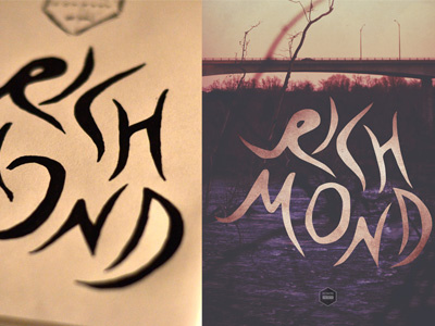 Richmond - from sketch to a poster