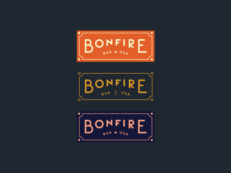 Bonfire Badges by Dan Strogiy on Dribbble