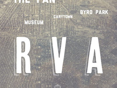 RVA Map poster