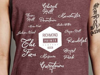 Neighborhood t-shirt concept richmond rva t shirt