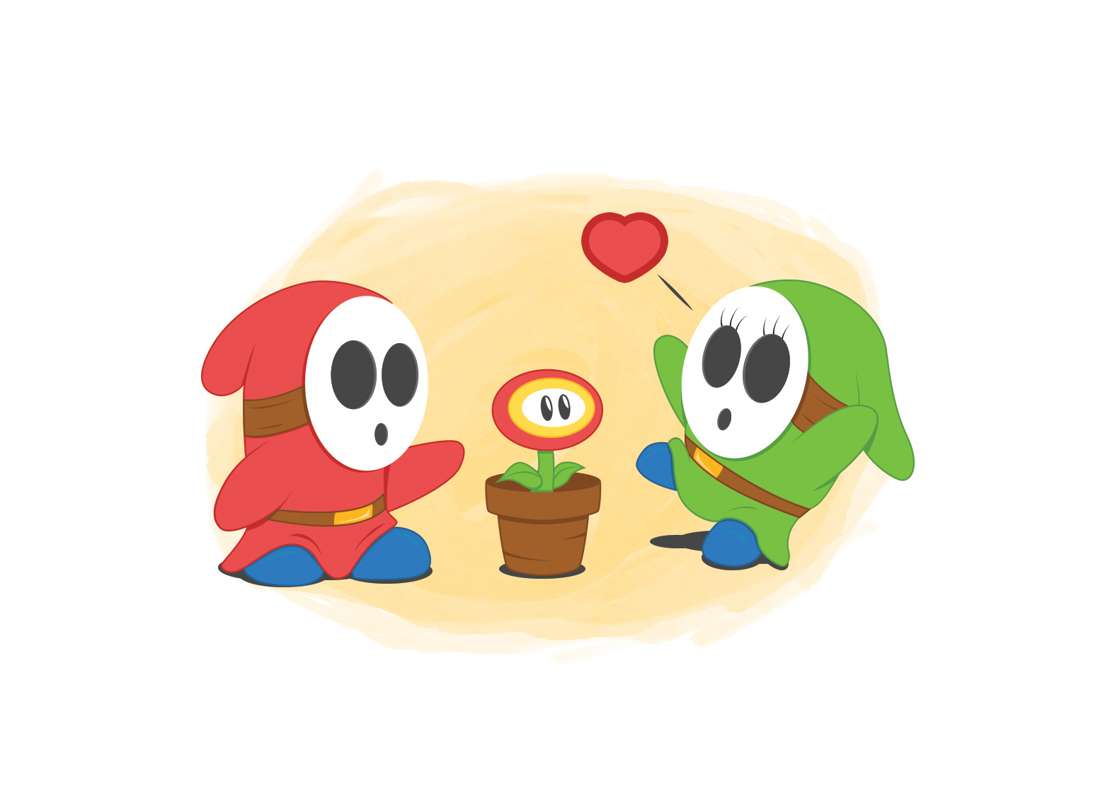 Shy guy unmasked