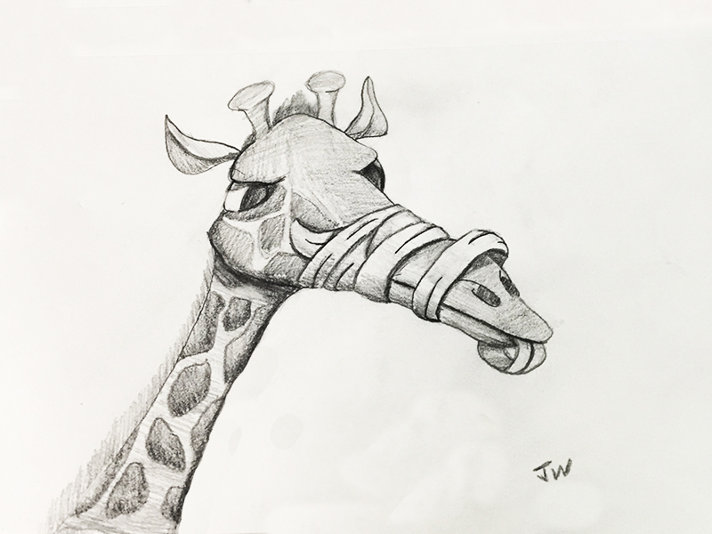 Giraffe Drawing Images - Free Download on Freepik
