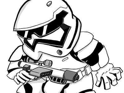 Stormtrooper Stubs digital disney figure first order force awakens star stormtrooper wars