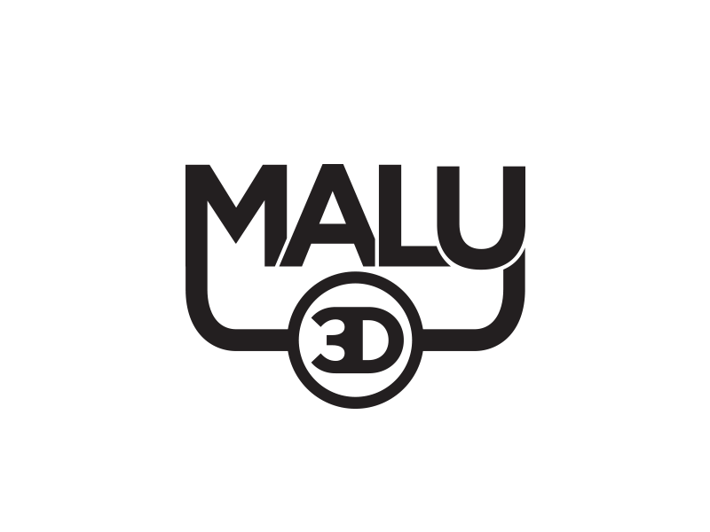 MALU 3D Unused Logo Concepts branding classic illustrator logo photoshop thick toy vector