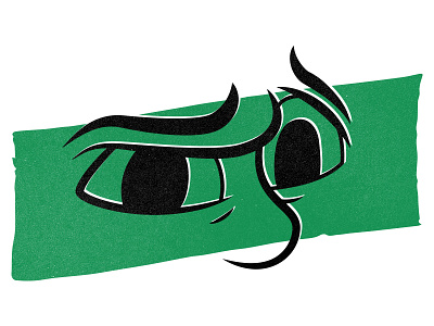 Envy abstract expression eyes face illustration ink marker photoshop posca texture