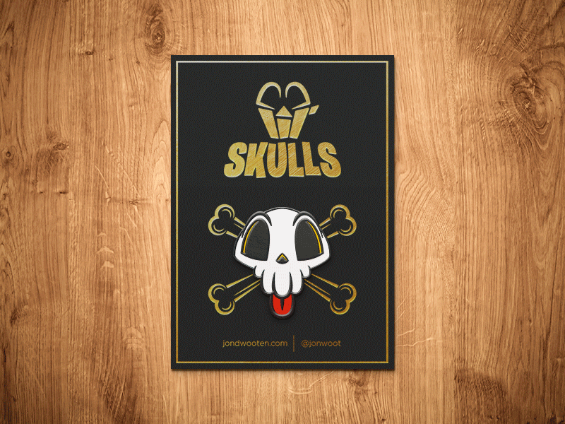 Lil' Skulls Pins card character enamel foil gold merchandise monster mummy pin skeleton zombie