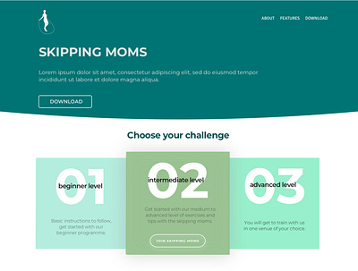 SkippingMoms dailyui design random ui webdesign