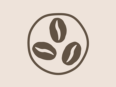 Simple Coffee Bean Icon/Logo bean coffee icon logo