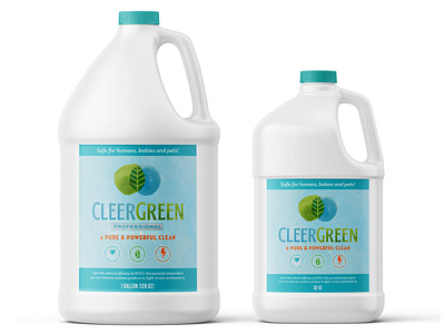 CleerGreen branding packaging