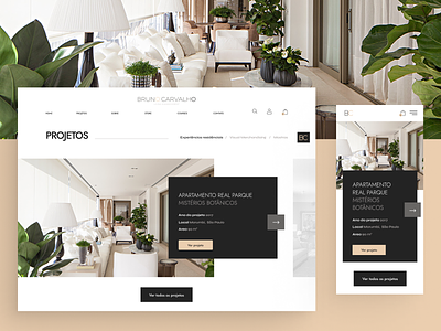 Projetos - Bruno Carvalho architecture daily dailyinspiration design minimal modern ui web webdesign website