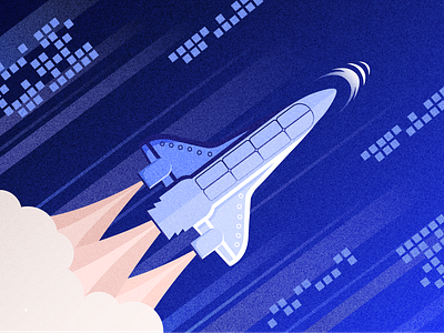 Rocket in isometric