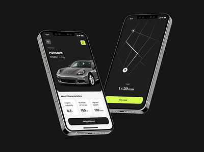 Car Rental App app car mobile rental ui