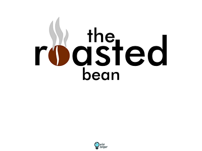 The Roasted Bean Logo art coffee coffee bean coffeeshop dailylogochallenge design flat illustration logo logotype minimal vector