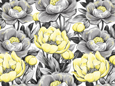 Seamless floral pattern illustration